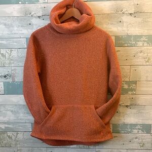 Smartwool 100% Merino wool Cozy Orange Turtleneck Sweater
